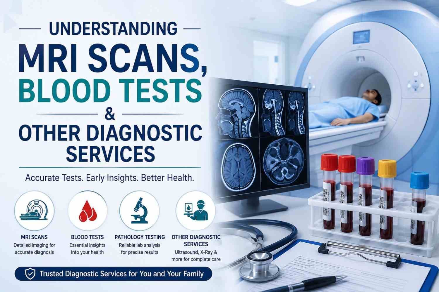 Understanding MRI Scans, Blood Tests and Other Diagnostic Services