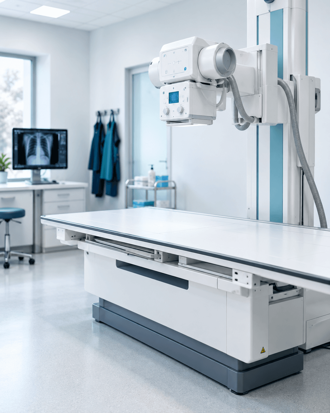 Digital X-ray equipment and examination table